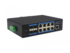 管理型千兆 4光8電工業(yè)級(jí)交換機(jī)