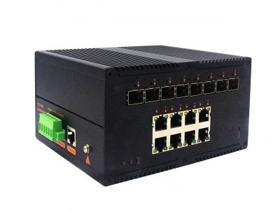 工業(yè)級(jí)POE（NT品牌）管理型千兆8光8電(M系列）交換機(jī)